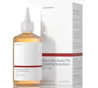 Glycolic acid toner: 8.1 fl oz glycolic acid, 7% peeling toner, glycolic acid toning solution for most skin types