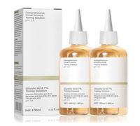 Glycolic Acid Toner, Glycolic Acid 7% Resurfacing Exfoliating Solution for Blemishes and Acne, Toner Suitable for Combination and Oily Skin, Pore Treatment (100ml) 2Pcs
