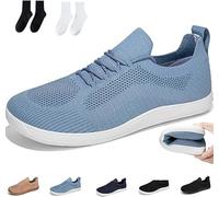 Glyde Essence Shoes, GlydeEssence - Comfort Hybrid Shoes, Wide Toe Box Slip-On Walking Shoes, Breathable Mesh Sneakers for Outdoor (Styled,10.5)