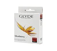 Glyde Ultra Blueberry Flavour Vegan Condoms 10 Pack