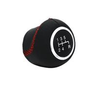 GLYGLY Manual Gear Shift Knob for FIAT LINEA 2007-2015 5-speed, Car Transmission Shifter Lever Replacement, Racing Style Ergonomic Design Interior Upgrade,.Red line