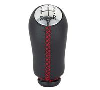 GLYGLY Manual Gear Shift Knob for RENAULT CLIO MK3 3 III MEGANE MK2 SCENIC MK2, Car Transmission Shifter Lever Replacement, Racing Style Ergonomic Design Interior Upgrade, red line
