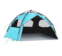 Glymnis Pop Up Beach Tent Large for 4-6 Person, UV Protection Beach Sun Shade with Dark Shelter Technology, Easy Setup Pop Up Tent for Family Outdoor