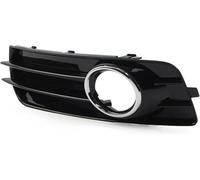 Glymzoi Car Fog Grille Double Bridge Grill for A3 For 8P For S-Line 2009-2012 for Gloss Black Car Front Bumper Fog Light Grille(L)