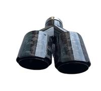 Glymzoi Car Tailpipe Car Exhaust Tips Universal Muffler for pipe for nozzle Tailpipe(In63-89mm LEFT)