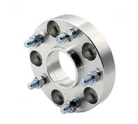 Glymzoi Wheel spacers 2Pieces Wheel Spacer Adapter PCD 5x105 CB 56.6mm 5 Lug Suit For Chevrolet for Buick Universal Car(2PCS 35mm Silver)