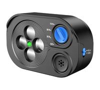 GLYYR Anti Barking Device for Dogs, Bark Box Ultrasonic Dog Control Variable Ultra Frequency with 3 Modes from Barking Up to 75ft, IP65 Waterproof Rechargeable Silencer Sonic Barking Deterrent (Black)