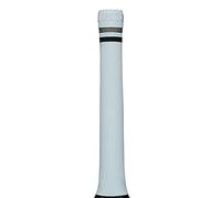 Gunn & Moore GM Cricket Bat Grips | PRO-LITE | Lightweight Premium Rubber for Perfect Balance | Suitable for Virtually All Handle Sizes - 12" Long | 12 Pack | White/Silver/Black