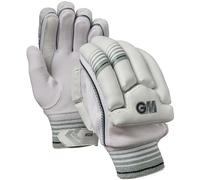 GM | 202 Cricket Batting Gloves | Cotton Palm | Single-Sided Sweatband | Sleek Back of Hand Shape | Extra Small Junior Left Handed | 1 Pair | Approx 330 g per Pair | Gunn & Moore