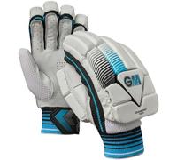 GM | 404 Ben Stokes Diamond Cricket Batting Gloves | Calf Leather Palm | Double-Sided Sweatband | Sleek Back of Hand Shape | Small Junior Left Hand | 1 Pair | Approx 420 g per Pair | Gunn & Moore