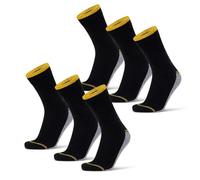 GM Apparel 6 Pairs Men’s Diabetic Socks Non-Elastic Work Socks - Cushion Reinforced Heel and Toe - Moisture control Fibers - UK 6-11