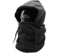 GM Apparel Balaclava Ski Mask Windproof Winter Thermal Face Mask Unisex, Elastic Warm Soft Fleece Hood Breathable Face Cover Ski Snood Men Women Neck Warmer Outdoor Sports Motorcycle Cycling Black