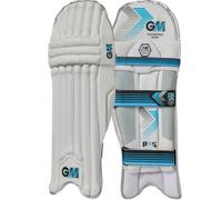 GM | Ben Stokes Diamond 606 Cricket Batting Pads | Traditional Cotton & Cane | Extra Small Adult Right Handed - 16.5" From Top of Instep to Middle of Knee | Approx 1.85 kg per Pair | 1 Pair | White