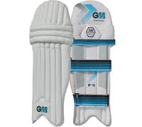 GM | Ben Stokes Diamond Cricket Batting Pads | High Density Foam & Reverse Cane | Small Junior Right Handed - 12.75" From Top of Instep to Middle of Knee | Approx 1.60 kg per Pair | 1 Pair | White