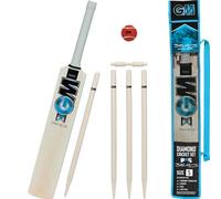 GM | Ben Stokes Diamond Endorsed Wooden Cricket Set | 1 x Diamond Bat, 1 x Soft Red Tennis Ball, 4 Stumps & 1 Bail | Carry Bag | Size 3 Suitable for Players 137-144cm / 4' 6" - 4' 8" | Gunn & Moore