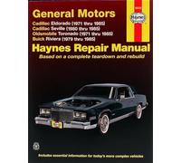 Gm: Cadillac Eldorado 1971-85, Seville 1980-85, Oldsmobile Toronado 1971-85 & Buick Riviera 1979-85
