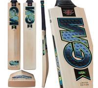 GM | Cricket Bat | Aion 404 | Bleached Grade 3 English Willow | DXM, ToeTek and NOW! | Harrow Size Suitable for Players 163-168cm / 5' 4" - 5' 6" | Gunn & Moore