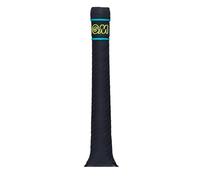 Gunn & Moore GM Cricket Bat Grips | Fuze | Premium Rubber | Suitable for Virtually All Bats | Full Size - 12 Inches | 12 Pack | Aion Black, Cyan & Yellow