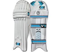 Gunn & Moore GM Cricket Batting Pads | Ben Stokes Diamond 606 | Traditional Cotton & Cane | Adult Right Handed | Approx 2.24 kg per Pair | 1 Pair | White