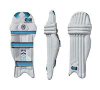 Gunn & Moore GM Cricket Batting Pads | Ben Stokes Diamond 404 | Traditional Cotton & Cane | Small Adult Right Handed | Approx 2.10 kg per Pair | 1 Pair | White
