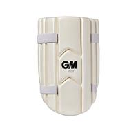 Gunn & Moore GM Cricket | Thigh Pad | 909 | Dual Layered High-Density Foam | Soft Elasticated Straps | White | Adult Ambidextrous
