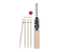 GM Cricket Unisex Child Diamond Cricket Set - Black/Blue/White, Size 1