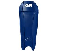 Gunn & Moore GM Cricket Wicket Keeper Keeping Pads | Maxi 606 | PVC Facing with Dual Layer Foam Face Filling | Mesh Instep | Adult | Approx 1.065 kg per Pair | 1 Pair | Navy with GM Logo