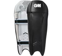 GM | Cricket Wicket Keeper Keeping Pads | Maxi 606 | PVC Facing with Dual Layer Foam Face Filling | Mesh Instep | Adult | Approx 1.065 kg per Pair | 1 Pair | Black with GM | Logo | Gunn & Moore