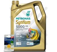 PETRONAS Syntium 5000 XS 5W-30 Engine Oil 20 Litres 20L (5L X 4) + 5L SCREENWASH