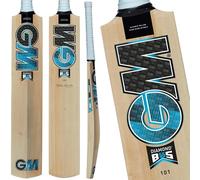 GM Diamond 202 Kashmir Willow Cricket Bat - Ben Stokes Edition, Entry Level Bat for Beginners, Grade 1 Kashmir Willow, Pro-Lite Grip, Size Striker