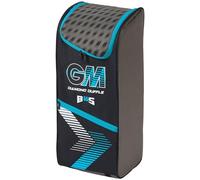 GM, Diamond Ben Stokes Duffle Cricket Bag Holdall, Sleeve for 1 Bat, Adjustable Comfort Straps, Volume - 55 litres, Tough 600 Denier Polyester, Black Grey & Blue, Gunn & Moore BS55