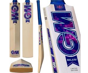 GM Galaxy Limited Edition Cricket Bat 2026 - Prime English Willow, L555 Blade, Mid-High Swell Profile, Galaxy Grip, Full Size Short Handle, Made in England by Gunn & Moore