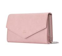 GM LIKKIE Clutch Purse for Women, Evening Envelope Clutch Bag, Crossbody Foldover PU Leather Shoulder Handbag, Pink, M