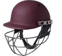 GM | Maestro Edge Cricket Helmet | BSI Approved Batting Fielding Head Protection - Adult & Junior Size Ball | ABS Polymer Shell & Sleek Lightweight Steel Grille | Maroon | Large Adult 610-630 mm
