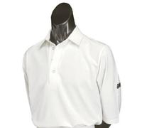 Gunn & Moore Cricket Shirt Maestro - 100% Interlock Polyester, Short Sleeve - Large (Chest 40-42 in)