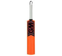Gunn & Moore GM Kids Cricket Rubber Grip Bat | Opener | Moulded Plastic All-Weather | for Children Ages 4-8, Orange