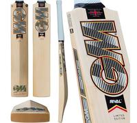 GM | Rival 404 English Willow Cricket Bat | DXM, ToeTek and NOW! | Size 4 Suitable for Players 144-150cm / 4' 8" - 4' 11" | Gunn & Moore