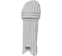GM | Rival Cricket Batting Pads | Traditional Cotton & Cane | Junior Ambidextrous - 13.75" From Top of Instep to Middle of Knee | Approx 1.90 kg per Pair | 1 Pair | White | Gunn & Moore