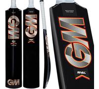 GM | Rival Soft Ball Fibreglass Cricket Bat | Softball or Tapeball | Lightweight Plastic Design | Soft Feel Grip | Size Mens SH Full Size | Gunn & Moore