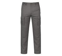 GM WORKWEAR Men's Durable Work Cargo Trousers with Multi Pockets - Heavy Duty Combat Pants for Construction, Trade & Outdoor Jobs