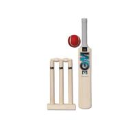 GM | Young Gunn Mini Cricket Set | Diamond B55S | Miniature 15" Bat, Stumps, Bails and Soft Ball | One Size | Gunn & Moore