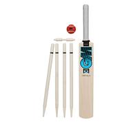 Gunn & Moore GM Young Gunn Wooden Cricket Bat and Stumps Set,Diamond,42462216, 3