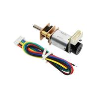 GM12N20 6V12V DC gear motor 7ppr encoder incremental carbon brush material shaft length 7.7 mm 1:298(3V 0.1W A06type)