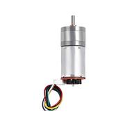 GM25-370 DC reduction motor high power speed regulating motor 12v 24v with encoder speed measuring code disk(60 rpm,24V)