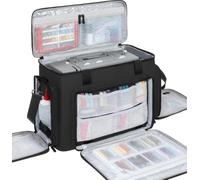 GMAK Sewing Machine Carrying Case, Sewing Machine Tote Bag with Removable Padding Pad, Universal Carrying Tote Storage Bags Stitching Case with Pockets for Most Standard Brother, Singer, Janome