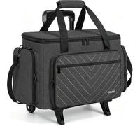 GMAK Sewing Machine Case with Detachable Dolly, Rolling Sewing Machine Bag
