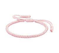 Gmas2100-1a String Bracelet Adjustable Woven Rope Knot Bracelets For Mens Womens Prw-2500 (Pink, One Size)