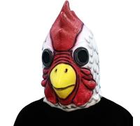 Gmasking 2018 Exclusive Latex Cartoon Rooster Head Halloween Chicken Costume Mask