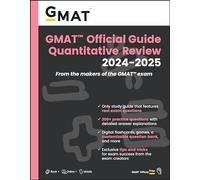 GMAT Official Guide Quantitative Review 2024-2025: Book + Online Question Bank