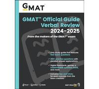 GMAT Official Guide Verbal Review 2024-2025: Book + Online Question Bank